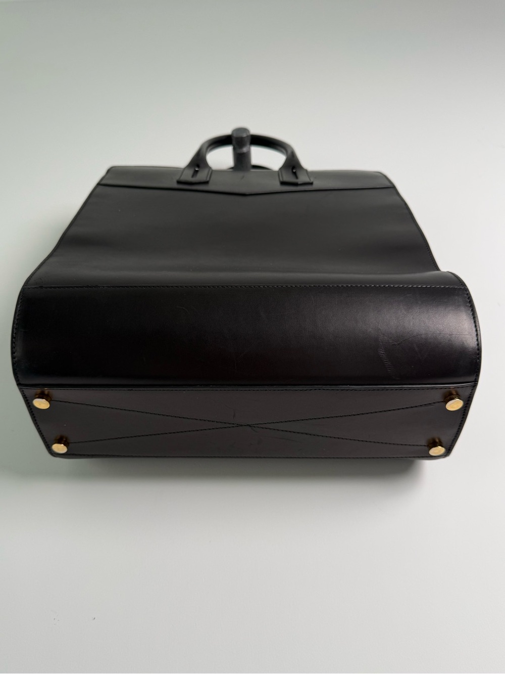 $1.6k Byredo Nécessaire de Voyage Leather Tote Bag Large Black Italy Rare - Picture 5 of 15